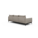 tokey A3 sedežna garnitura v tkanini 817 khaki brown, zadnji pogled