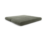 Circlus Daybed kot ravno ležišče v tkanini 413 Esina Olive Green