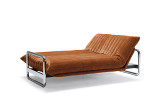 Lomira 140 Sofa Bed Quiltus v tkanini 412 Esina Rust Orange kot počivalnik