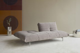 Mikunjo Sofa Bed kot kavč z nastavljivimi nasloni – lounge položaj