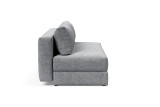Osvald sofa bed v tkanini 565 – stranski pogled na kavč