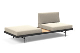 Puri Daybed kot postelja z ležiščem 80x195 cm v svetli tkanini 539 Bouclé