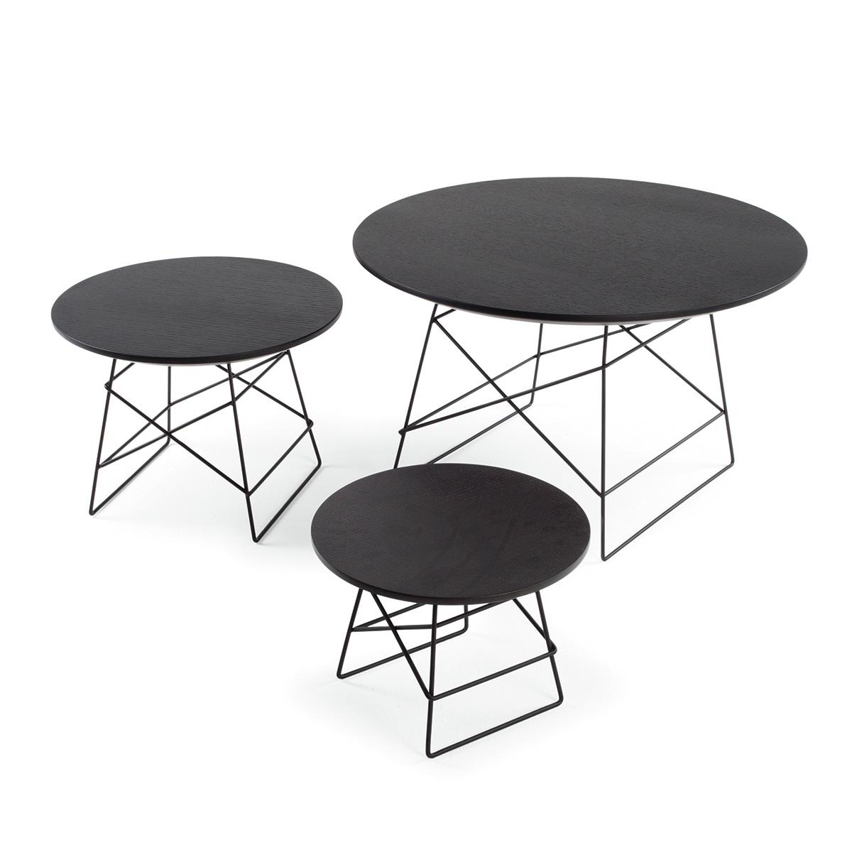 Klubska miza Grids Black Oak Innovation
