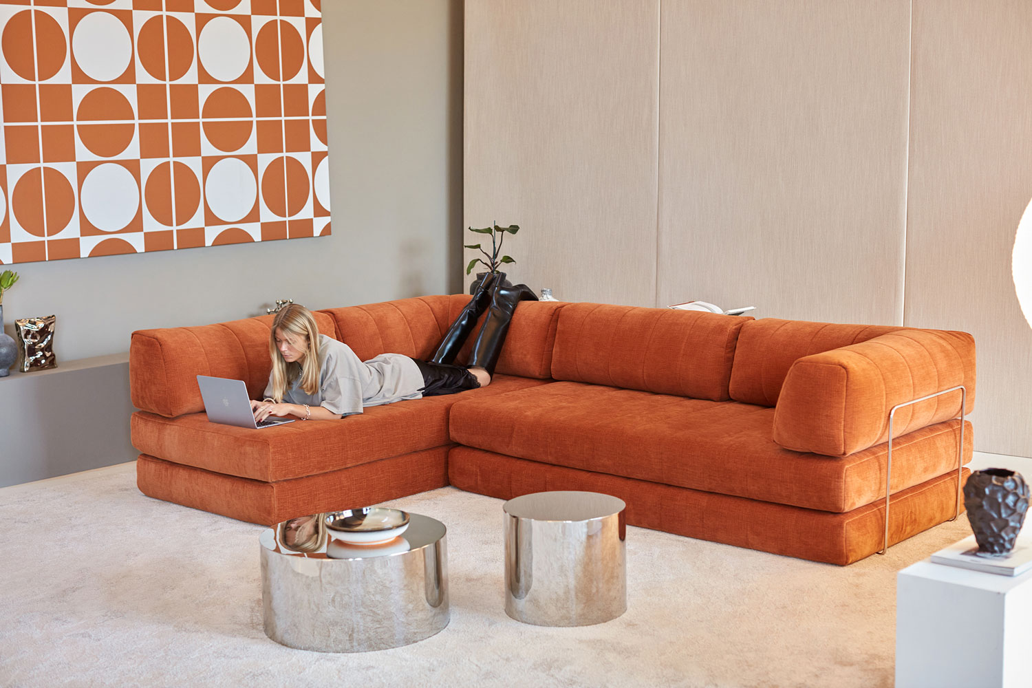 CozyPad C06 kotni raztegljivi kavč Innovation Living