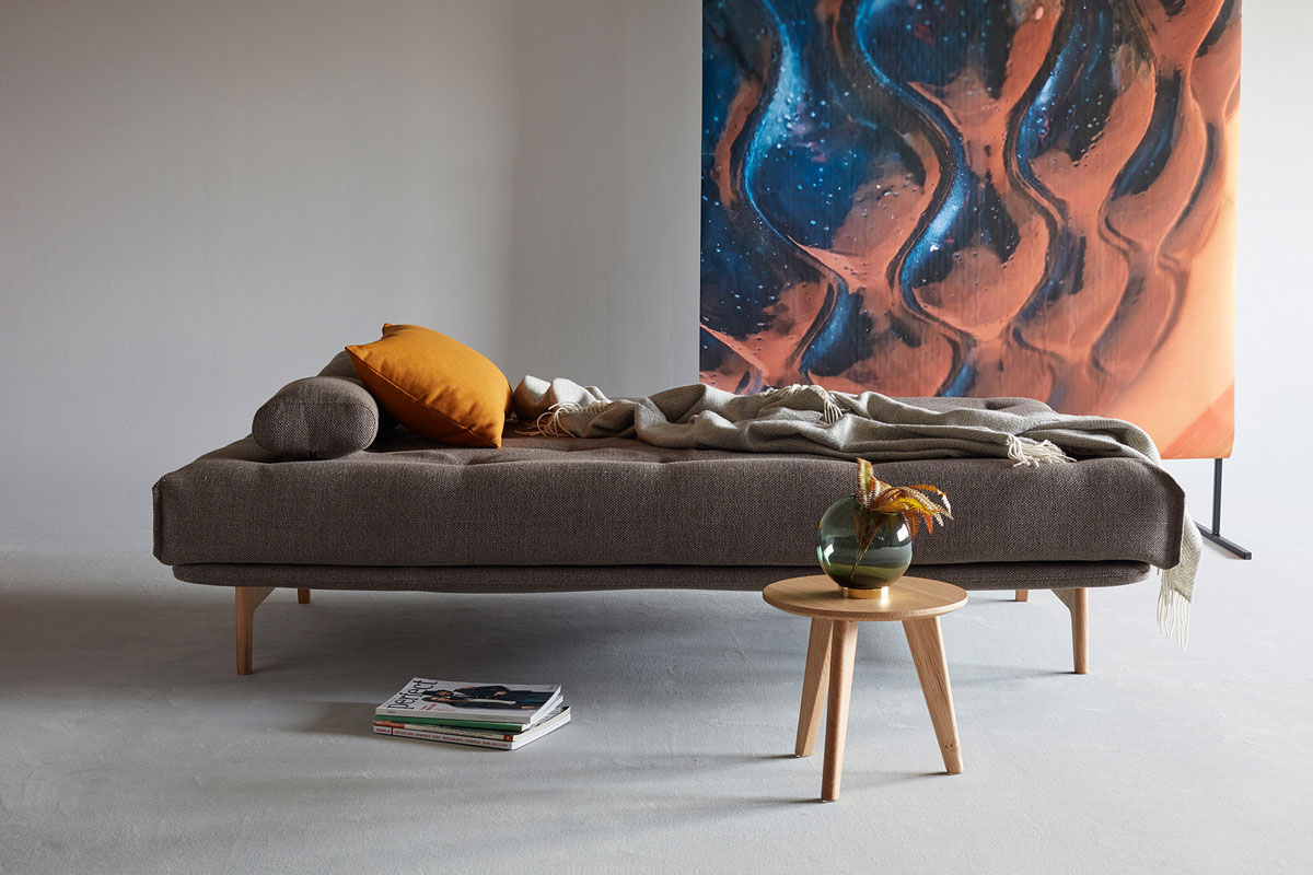 Aslak 140 Sofa Bed raztegnjen v posteljo 140 x 200 cm