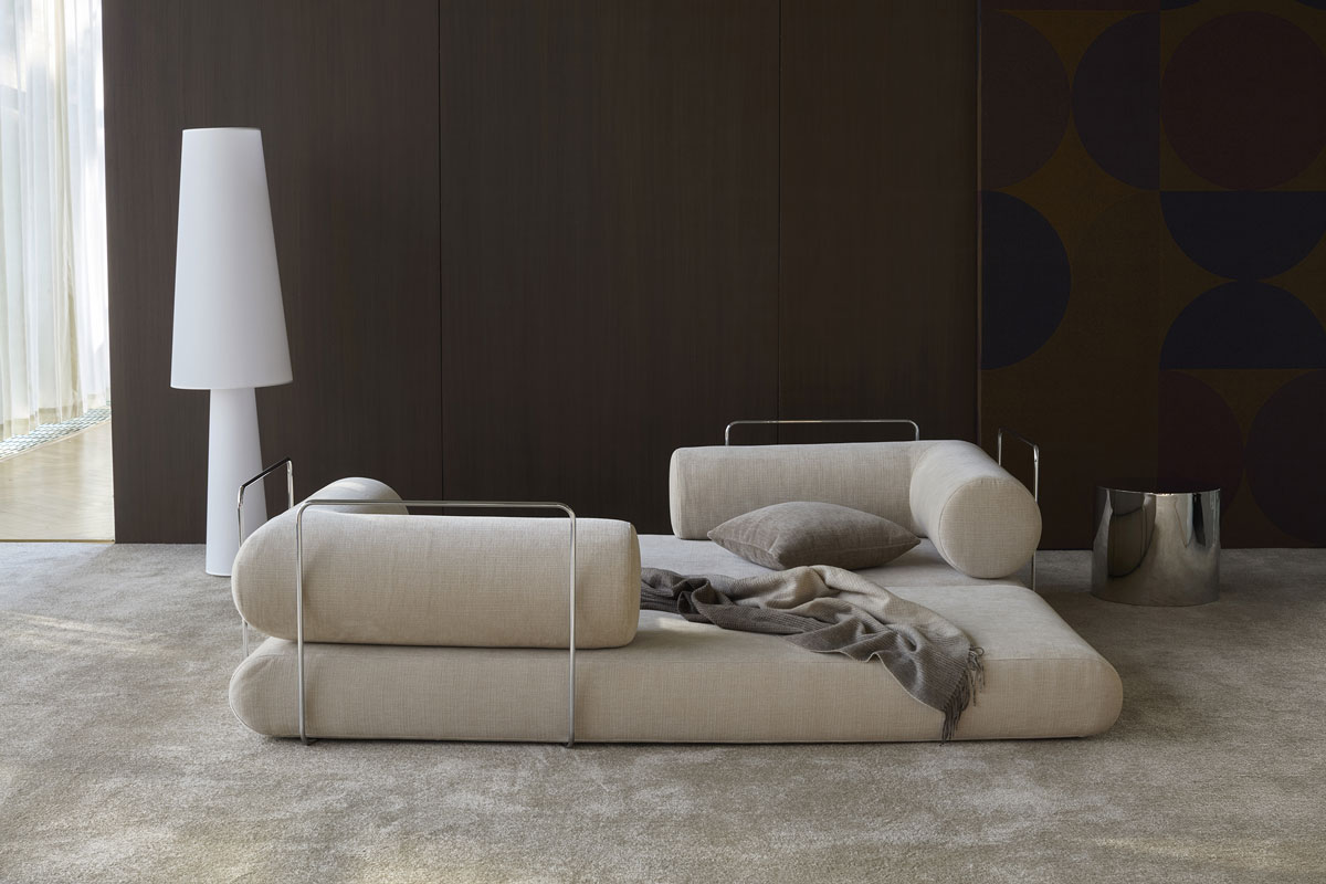 Circlus Daybed z L-nasloni kot dve ločeni postelji 90x200 cm