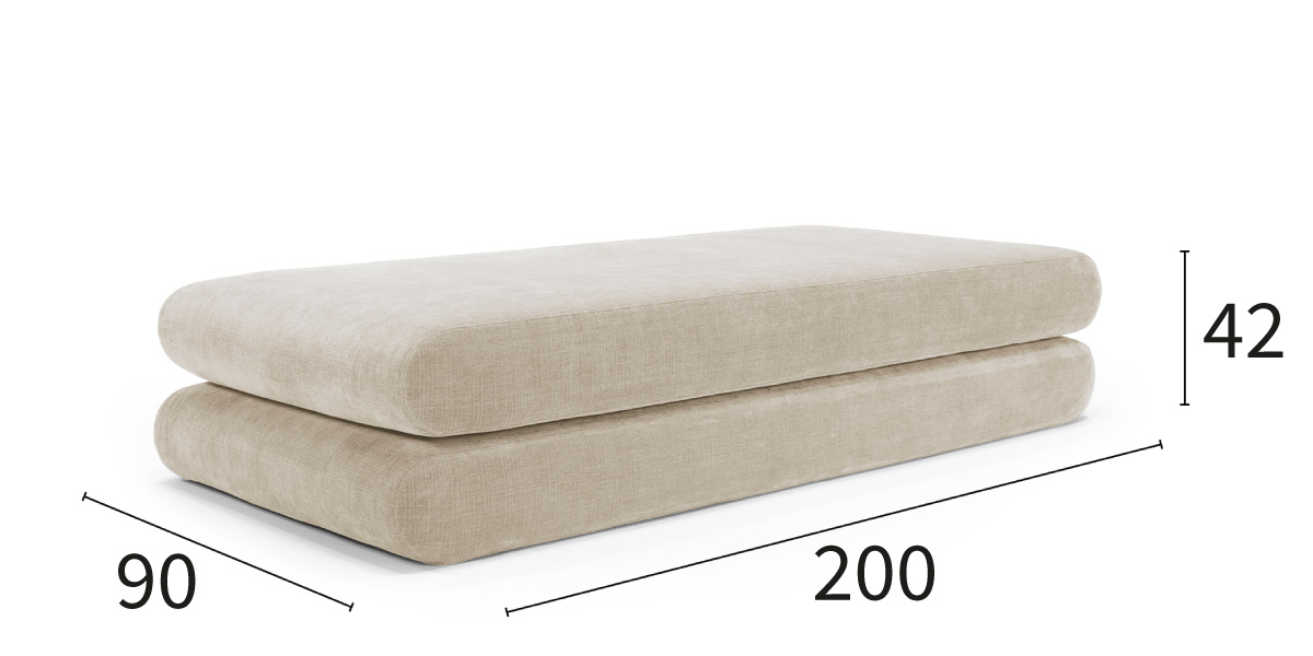 Circlus Daybed dimenzije kavča 200x90 cm