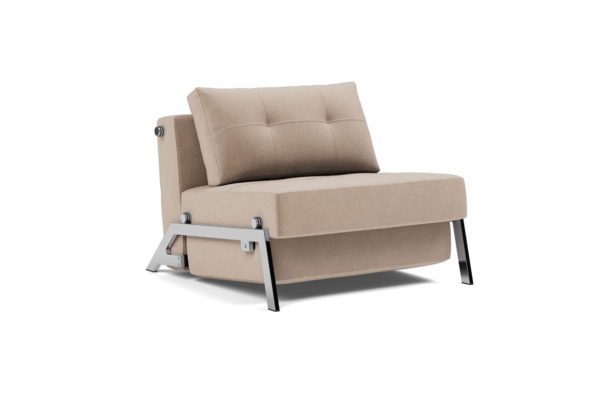 Cubed 90 Chrome raztegljivi fotelj Innovation Living