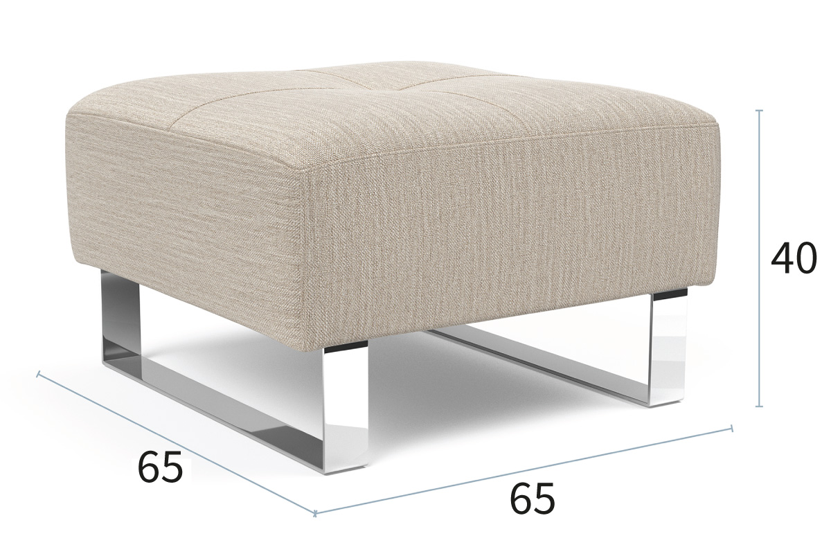 Supremax in Cassius tabure dimenzije: 65 × 65 cm in višina 40 cm