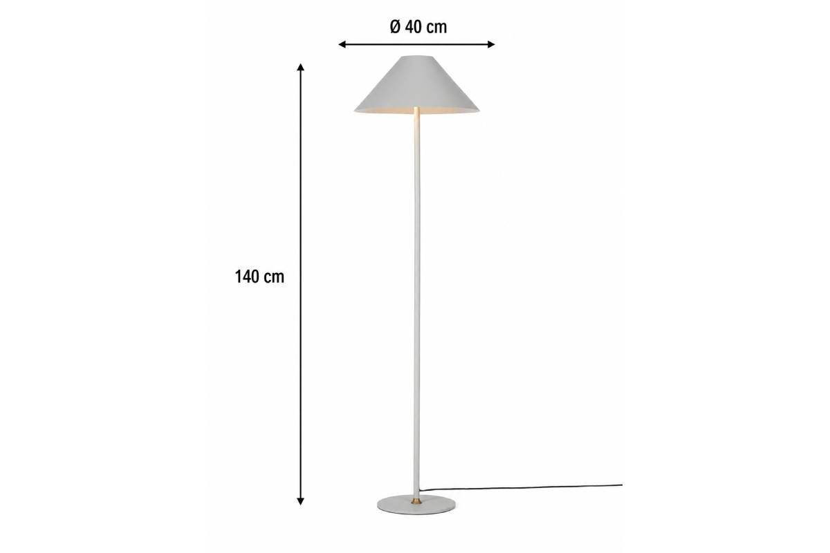 Dimenzije talne svetilke Halo Design HYGGE Ø40