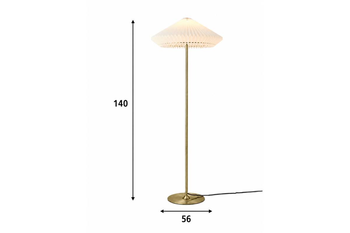 Dimenzije talne svetilke Halo Design Paris Ø56