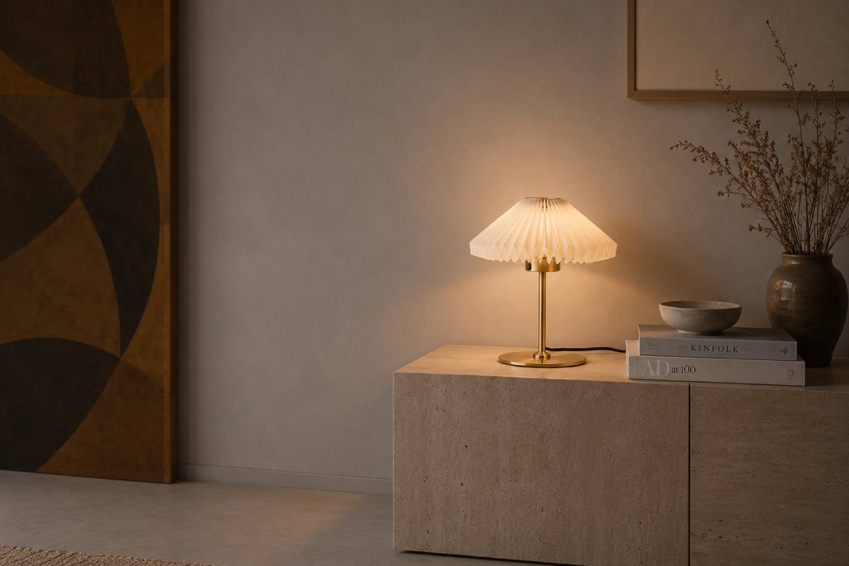 Halo Design Paris namizna svetilka v dnevni sobi