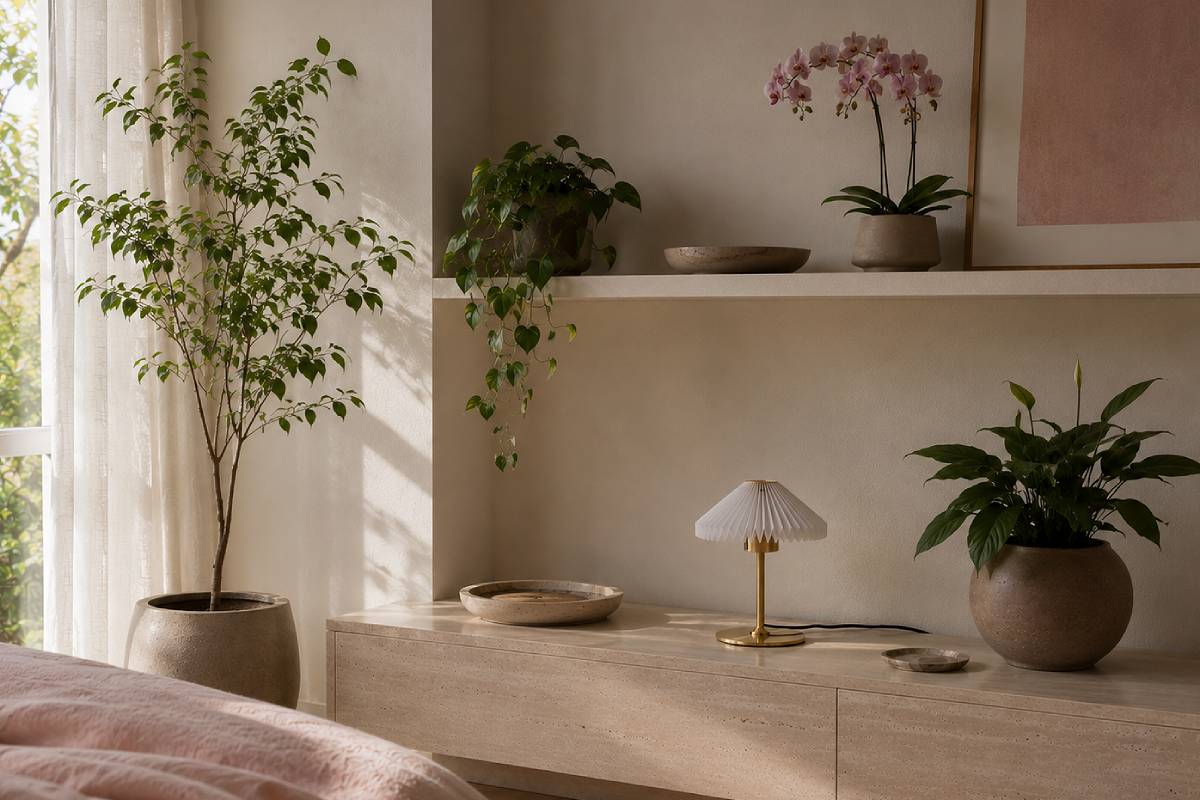 Paris namizna svetilka Halo Design v sodobnem interierju