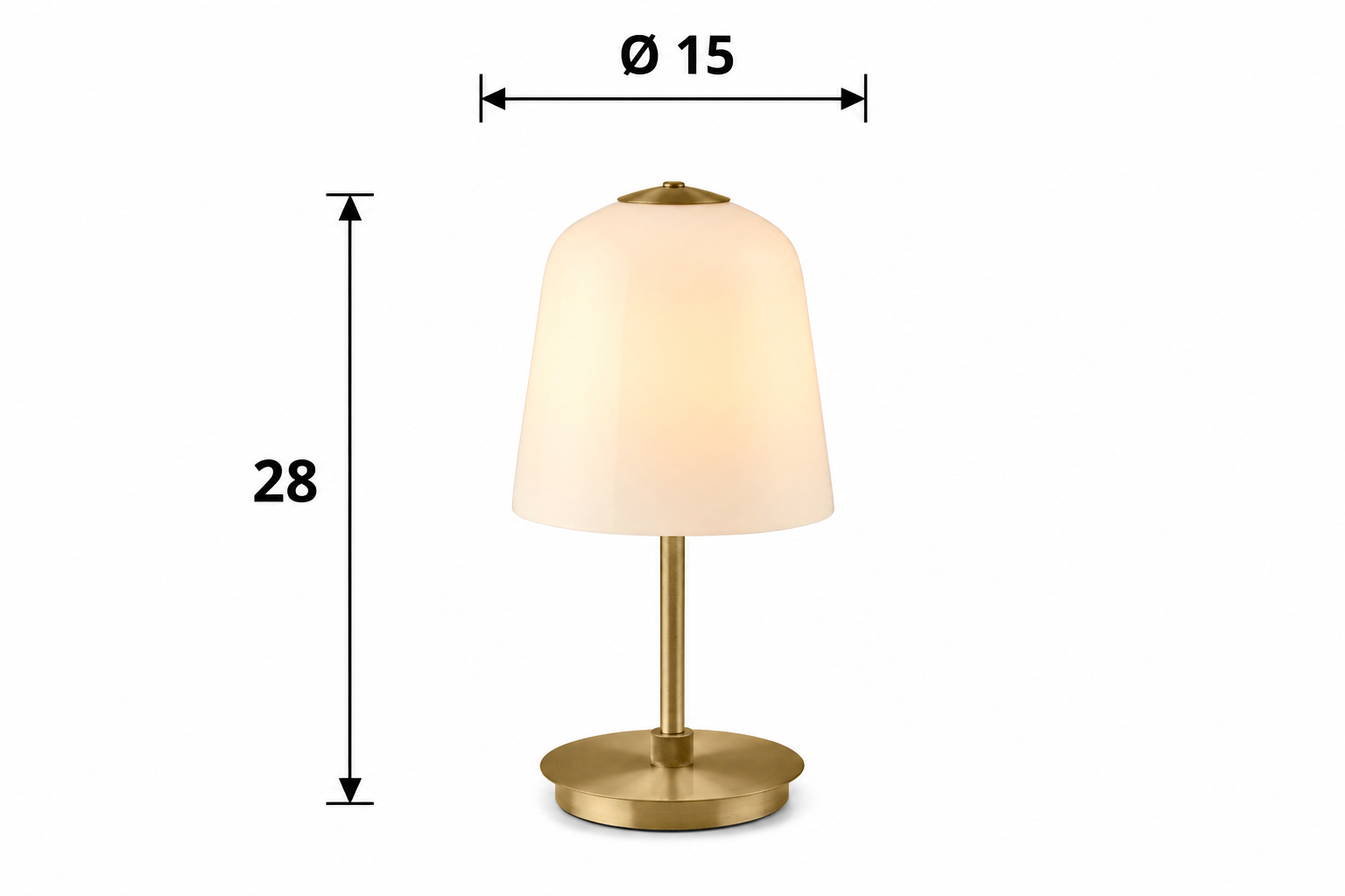 Dimenzije Room 49 Prenosna Namizna Svetilka Ø15