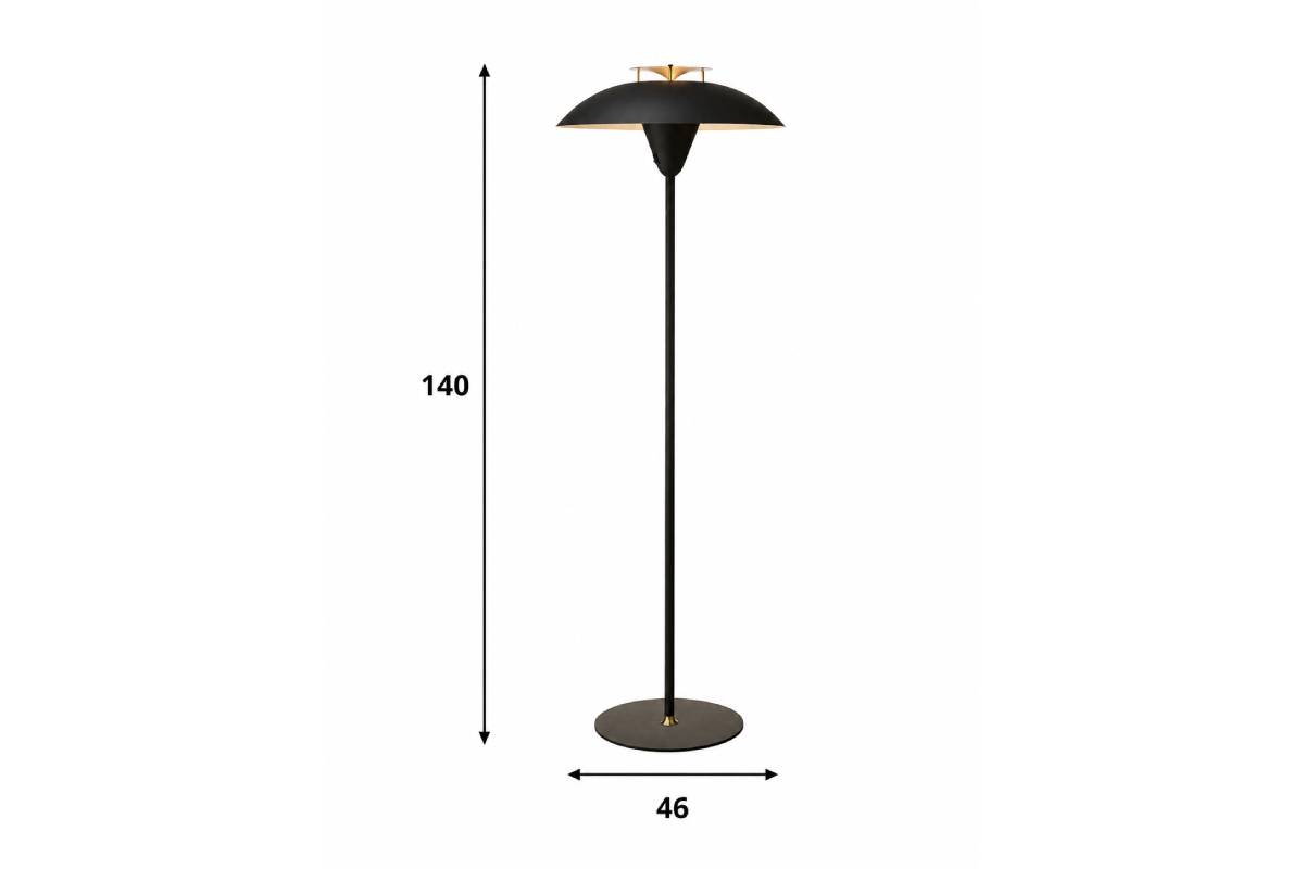 Dimenzije talne svetilke Halo Design Stepp