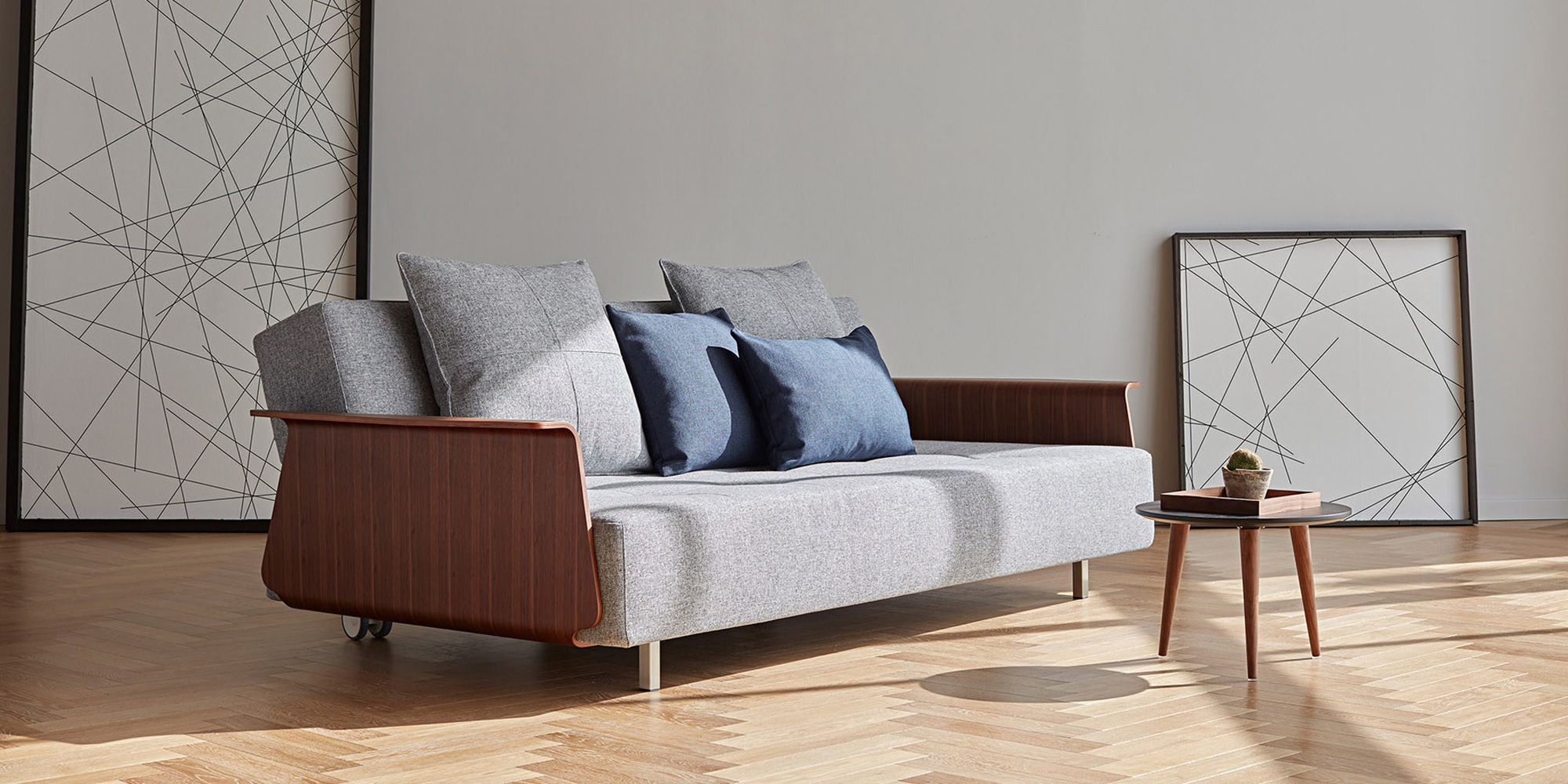 Long Horn Sofa Bed z rokonasloni Raztegljiv kavč Long Horn Sofa Bed z rokonasloni