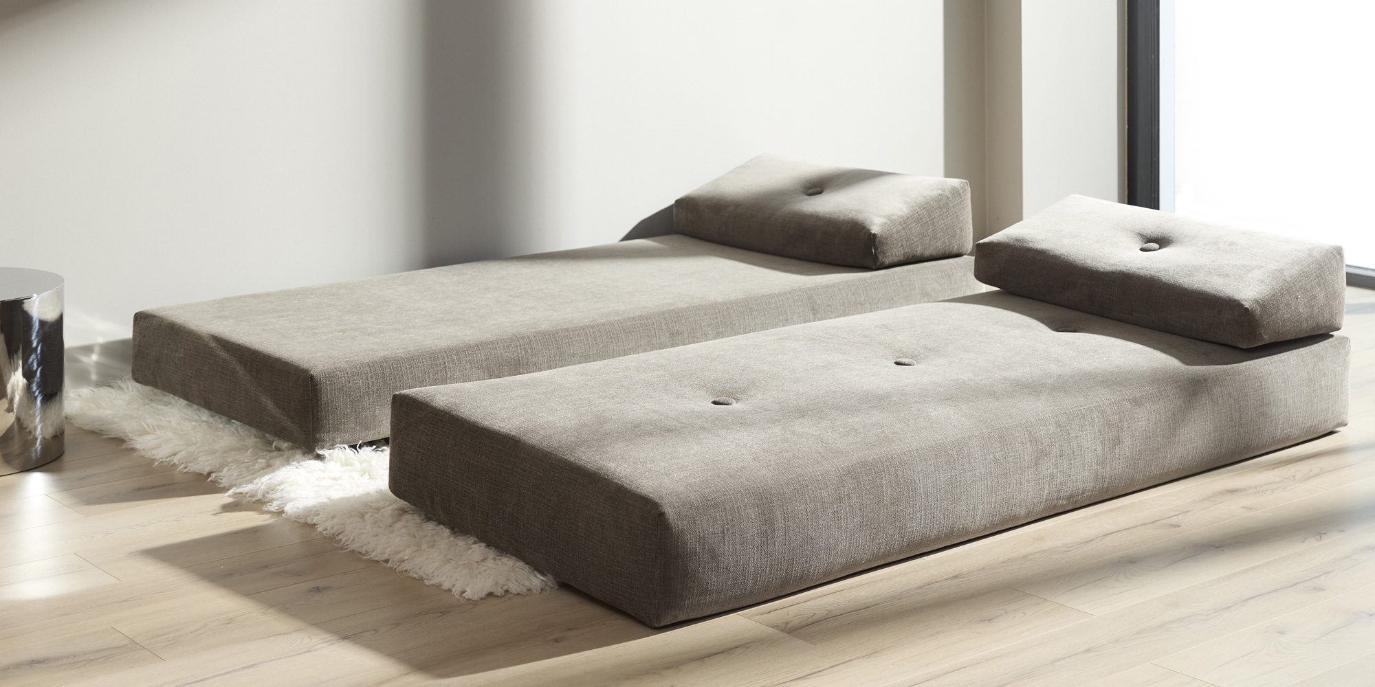 Sigmund Sofa Bed Sigmund Sofa Bed, dve enojni postelji, tkanina 411