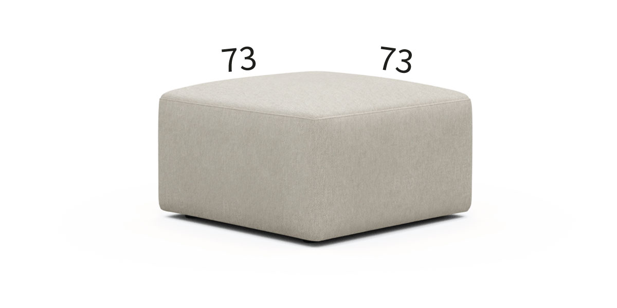 Rund P1 tabure z dimenzijami 73 × 73 cm